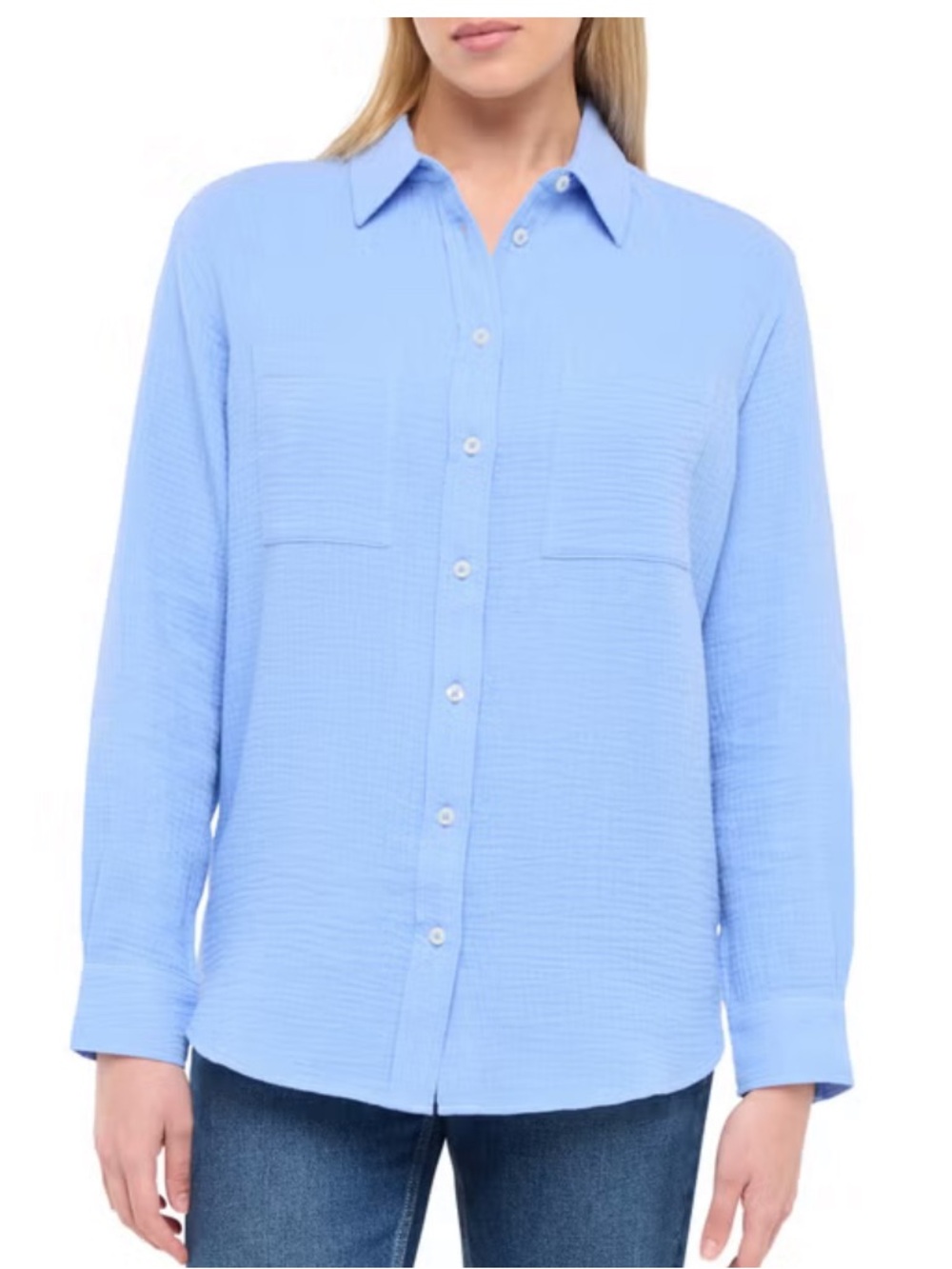 GAP Black Button-Down Shirt